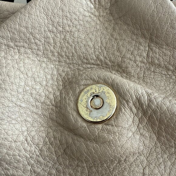 Marc by Marc Jacobs Classic Q Natasha Taupe Leather Crossbody Bag - Picture 9 of 13